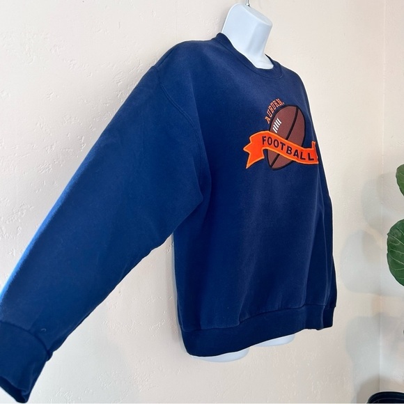 Auburn Football Jerzees Vintage 90s Embroidered Logo Crewneck Unisex L - Picture 4 of 10